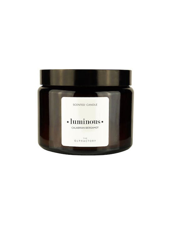 Calabrian Bergamot Herbal Aromatic Candle Lid 360gr Luminous Olphactory