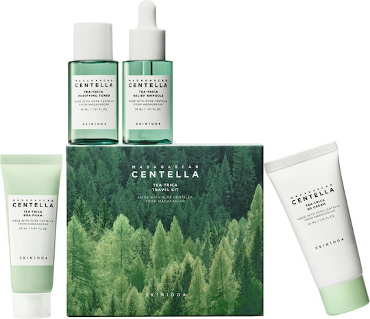 Skin1004 Madagascar Centella Hautpflege-Set für Akne 4 Stück