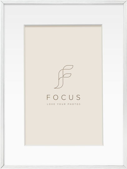 Focus Κορνίζα Ασημένια με Ασημί Πλαίσιο