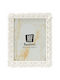 Glass Photo Frame With White Frame