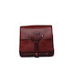 Trip Machine Motorrad-Seitenkoffer & Taschen Leder Messenger Bag Kirsche