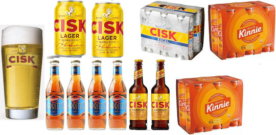 Cisk Ποτήρι Μπύρας Γυάλινο 400ml