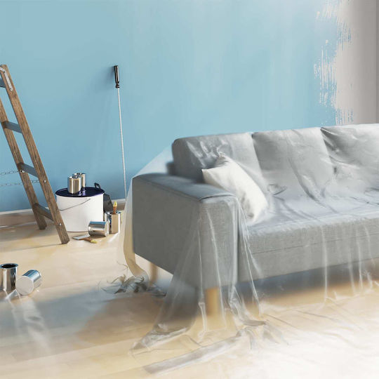Vidaxl Φύλλο Σκόνης 6 Pcs Διαφανές 400 X 500 Cm Hdpe