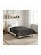 vidaXL Pătură Fleece Canapea 135x200 cm Antracit