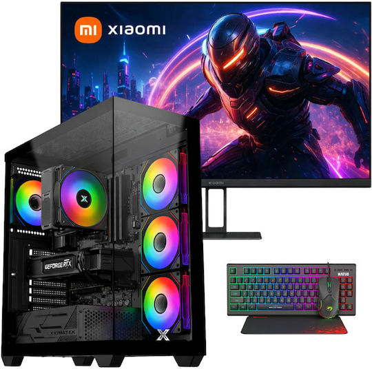 Vengeance Esports Value-V22 Настолен Компютър Ryzen 5-5500 16GB DDR4 512GB SSD Radeon RX 6500 XT Без Операционна Система и Монитор Xiaomi A27i