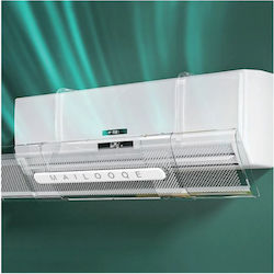 Air Conditioner Flow Deflector Transparent 18x53-94cm