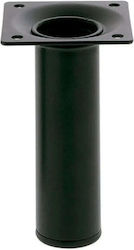 Amig Metallic Furniture Leg for Table / Coffee Table 3x3x25cm Black Amig Metallic Furniture Leg for Table / Coffee Table 3x3x25cm Black