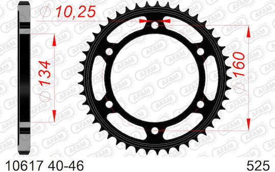 AFAM Rear Sprocket for Honda CBR 1000 Fireblade CBR 600