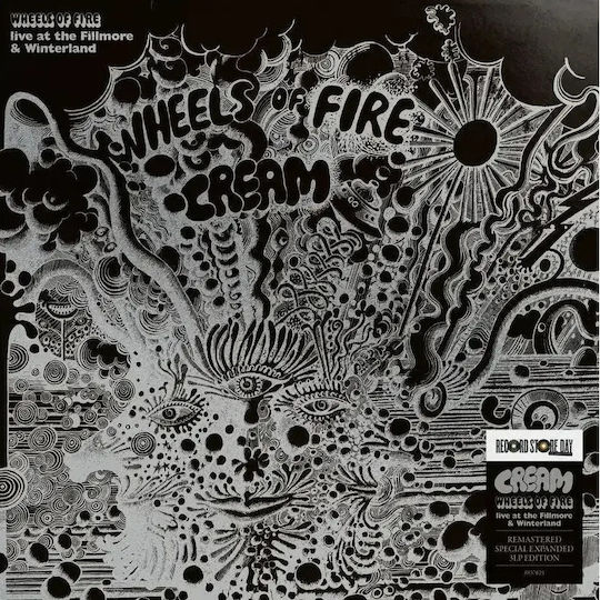 Cream Wheels Fire Live At Fillmore & Winterland 3lp Vinyl Rsd '26