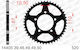 Afam Steel Rear Sprocket 520 Chain Code 14405-46