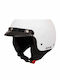 Nova Racing N-229P Weiß Glanz Motorradhelm Jet ECE 22.06 Gewicht (+/-50 gr)