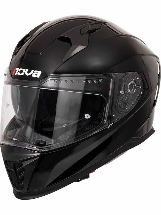 Nova Racing N340 Black Gloss Κράνος Μηχανής Ful...