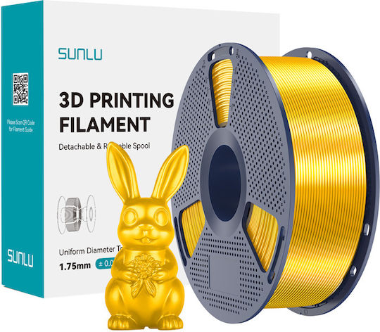 Sunlu Silk PLA+ 3D Принтер Филамент Златист