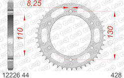 Afam Steel Rear Sprocket 428 Chain Code 12226-44