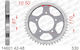 Afam Stahl Hinteres Ritzel 530 Kette Code 14601-45
