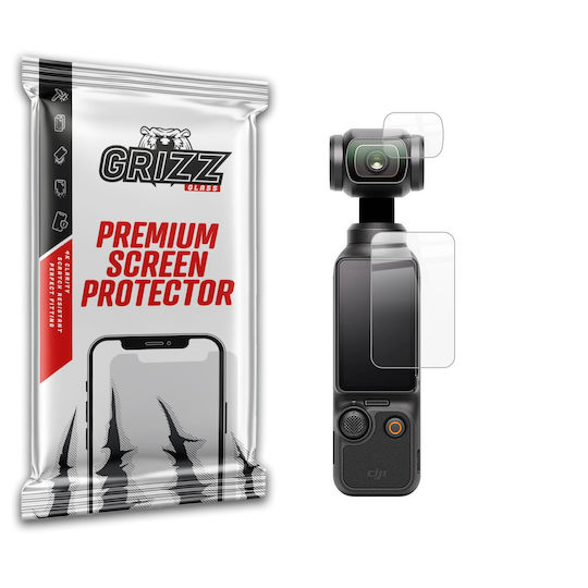 Grizzglass Ceramicfilm Screen Protector Dji Osmo Pocket 3 Sports Camera Transparent