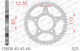 Afam Steel Rear Sprocket 525 Chain Code 10608-46
