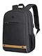 Golden Wolf Wasserdichte Rucksack für Laptop 15.6" mit USB-Anschluss in Schwarz Farbe GB00375-BK