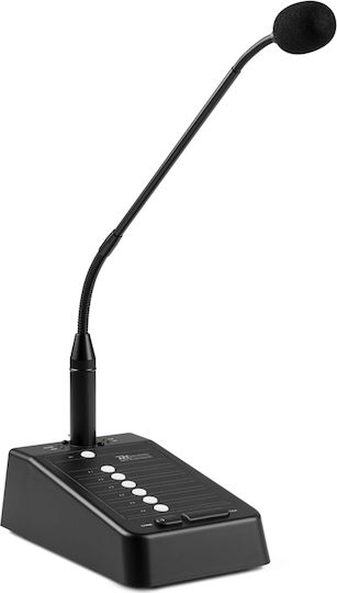 Power Dynamics PMPM10 6-Zone Paging Announcement Microphone for PMP 954.030 Amplifier Series