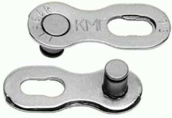 KMC Cl-566r Ept Silber 9 Reihen Verbinder E9 Graues Silber