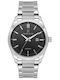 Daniel Klein Men's Battery Watch with Silver Metal Bracelet