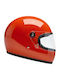 Biltwell Gringo S Gloss Hazard Orange Motorcycle Helmet Full Face DOT / ECE 22.06