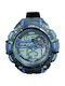 Digital Men's Watch 40mm Battery with Black Rubber Strap