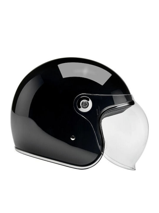 Biltwell Tahoe Gloss Black Κράνος Μηχανής Jet D...