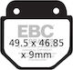 Ebc Brake Pads Fa486 Set 1 Disc