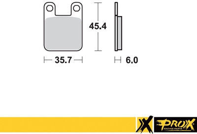 Prox Front Brake Pads Ktm60/65sx '98-01 Equivalent To Ebc Fa115r