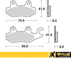 Pro-X Vorderseite Bremsbeläge Lt-r450 '06-11 Rechts + Yfz450 '04-09 Entsprechung Zu Ebc Fa165r Pro-X Vorderseite Bremsbeläge Lt-r450 '06-11 Rechts + Yfz450 '04-09 Entsprechung Zu Ebc Fa165r
