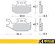 Prox Front Brake Pads Lt-a400 '08-11 + Lt-a450 '07-10 Right Equivalent To Ebc Fa414r