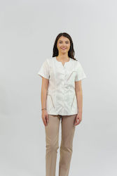 Masstex Unisex Ιατρική Μπλούζα Λευκή Masstex Unisex Ιατρική Μπλούζα Λευκή