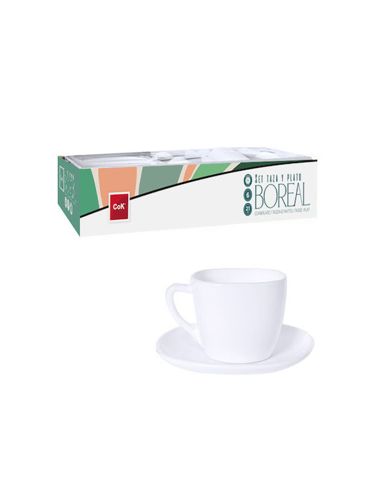 Cok Spain Kaffe/Freddo Glas Kelch in Braun Farbe