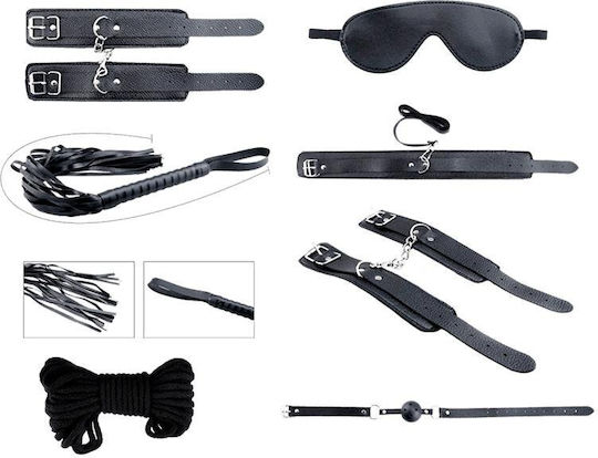 Alive Alive BDSM-Bausatz in Schwarz Farbe 8 Stück