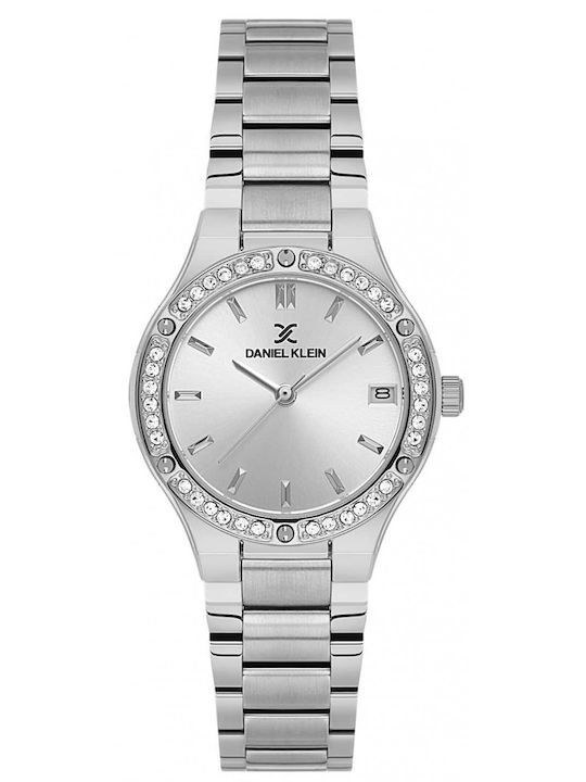 Daniel Klein Womens Watch 30mm Battery with Sil...
