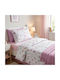 MayHome Set Kids Duvet Cover Single With Pillowcase Pink 160x240cm