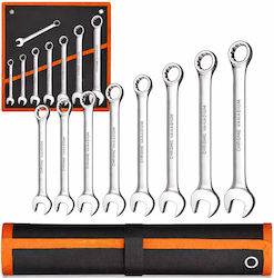 Set 8 Chei Poligonale Zola 8 10 12 13 14 17 19 22 Mm Mâner Ergonomic Oțel Crv Carcasă De Depozitare