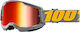 Moto MTB 100% Strata 2 Izipizi Mirror Red Motoc...