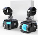 Future Eyes F150 Pro DRL LED 60W IP67 6000lm Proiector Moto Set Kit Galben Alb