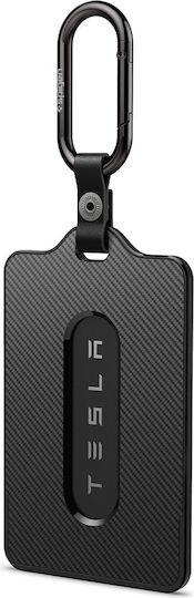 Spigen Тесла Кард Холдър 1 Брой Черен Тесла Кий Кард Acp11310
