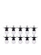 Progarden Lichterkette Party Licht 10led 7.5m