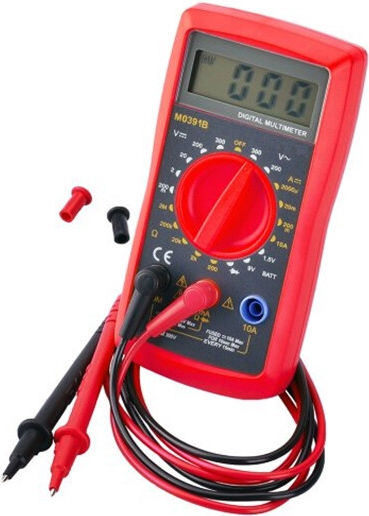 Digitales Multimeter SGTT Spannungsstrommessung Testsonden 9V Betrieben