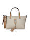 Women's Shoulder Tote Bag Nomade Beige