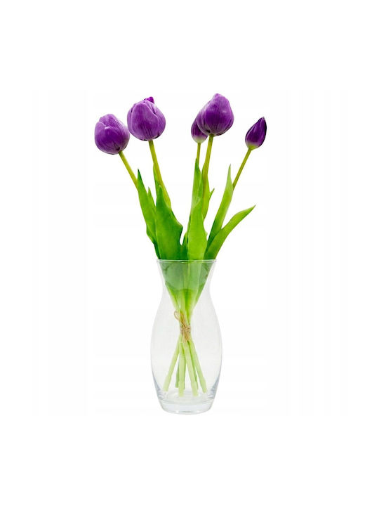 Bouquet of Purple Peonies 39cm Saska Garden