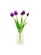 Bouquet of Purple Peonies 39cm Saska Garden