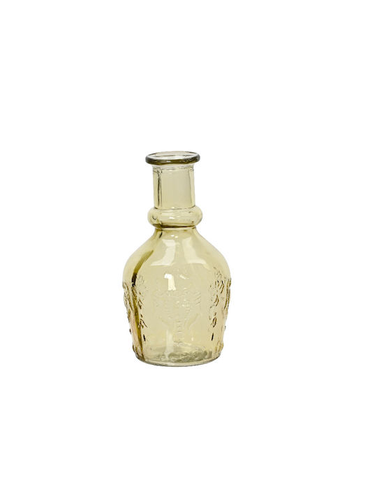 Kaemingk Dekorative Glasvase Beiges 9x9xH18cm