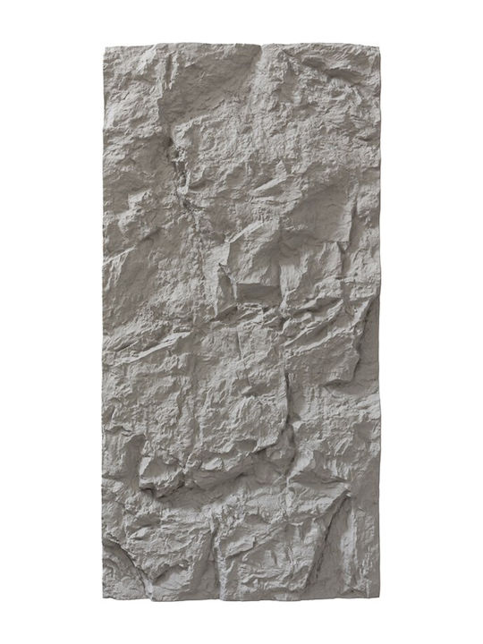 3D Стенен Панел С Лепило Сив 60x120см