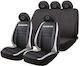 Universal Seat Covers Set Hlx4 Compatible Nissan New – Black Grey