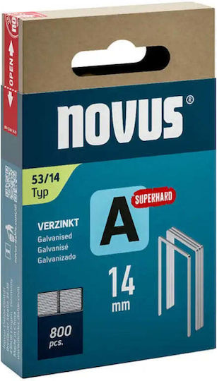 Staples Tacker Type A 53 14 Mm Novus 800 Pieces